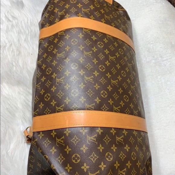 💎✨LARGE RARE✨💎 KEEPALL POLOCHON 65 Louis Vuitton TRAVEL - Picture 7 of 16